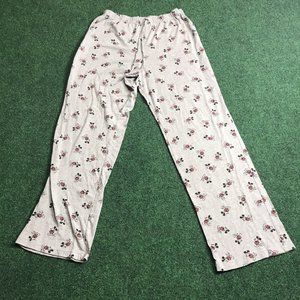 Disney Mickey Mouse Pajama Pants Size Large L Sleep Wear Sleep Pants